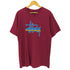 ステューシー Stussy メキシコ製 コットン ワールドツアー フロントロゴプリント クルーネックTシャツ メンズ import:M